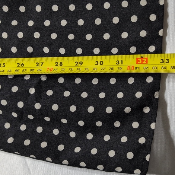 J Crew black Polka Dot dress size 0 - Picture 3 of 7